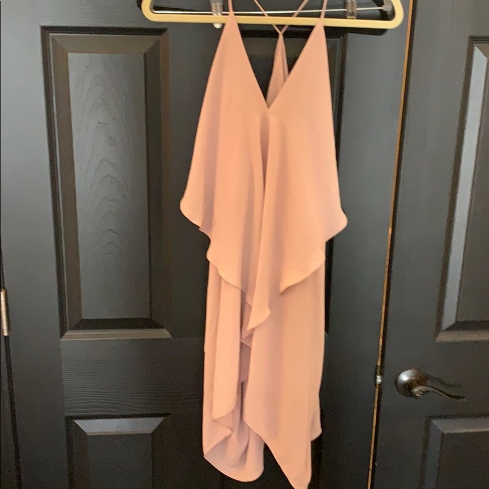 Chiffon material flowy dress